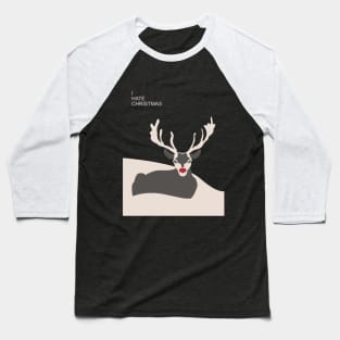 I Hate Christmas Baseball T-Shirt